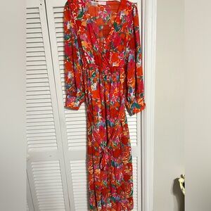 Maxi dress by Pink Lily. Bright, colorful size XL.